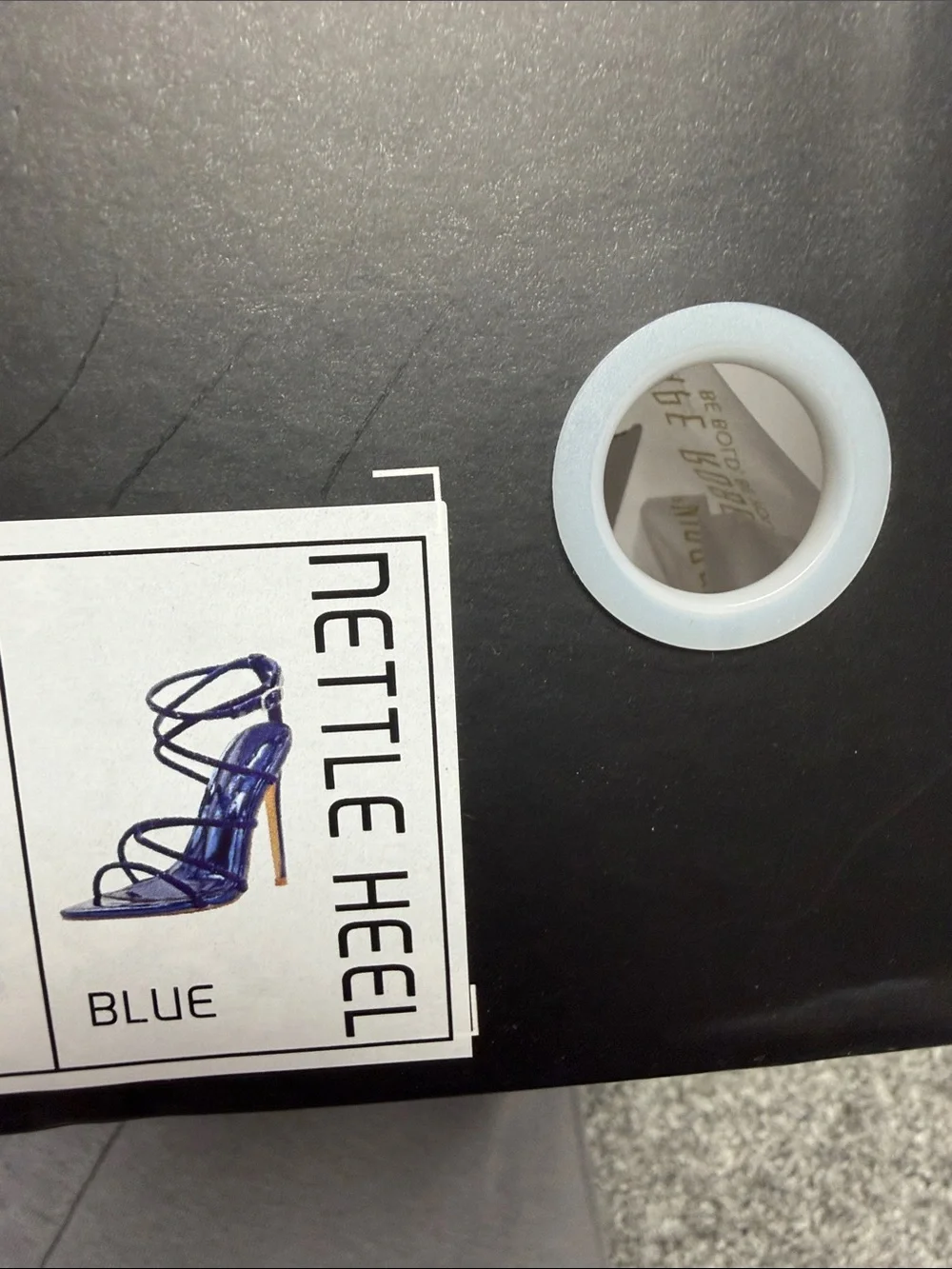 Cape Robbin Metallic Royal Blue Strappy Stiletto Heels
